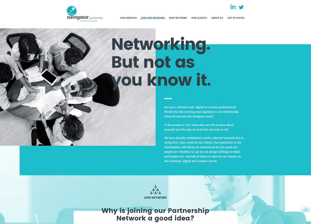 The Navigator Partnership network page
